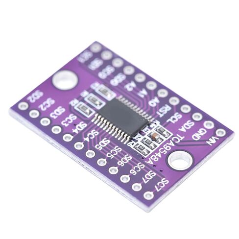 وحدة TCA9548A، معدد إرسال 8 قنوات I2C 5 مجموعات، من 1 إلى 8 قنوات DIY، متوافق مع 3 فولت و5 فولت، جهد الإمداد: 1.65 فولت إلى 5.5 فولت in Kuwait