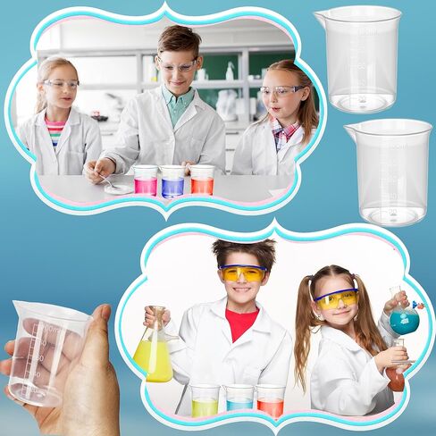 36 قطعة أكواب قياس بلاستيكية واضحة متدرجة 100 مللي/3.4 أوقية قياس أكواب خلط كوب للراتنج لتقوم بها بنفسك مختبر تجربة الفصول الدراسية in Kuwait