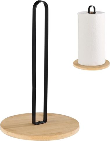 Paper Towel Dispenser Compatible with Bounty, Countertop Paper Towel Holder for Bounty Hand Towels, Easy One-Handed Design for Roll Dispenser Stand, for Kitchen Bathroom in Saudi Arabia
