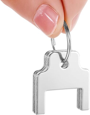 770301 Key 5 Pack Paper Towel Dispenser Key Compatible for Kimberly Clark 770301 Dispenser Keys Replacement with 2 Keys Rings - Portable in Saudi Arabia