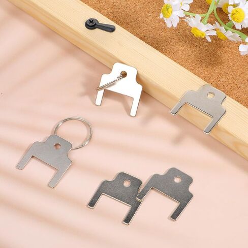 770301 Key 5 Pack Paper Towel Dispenser Key Compatible for Kimberly Clark 770301 Dispenser Keys Replacement with 2 Keys Rings - Portable in Saudi Arabia