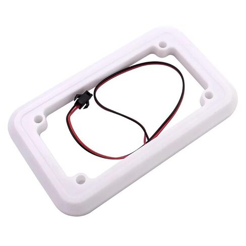 LED Coin Acceptor Frame White Vending Machine Parts Replacement Decorative Panel with Mounting Screws 4.53x3.46 inch in Saudi Arabia