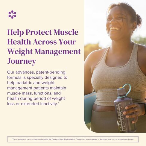 BariMelts HMB Muscle Shield for GLP-1 Users and Bariatric Patients - HMB Supplements with Vitamin D3 & Ubiquisome® Phytosome™ Supports Muscle Recovery - 90 Smooth-Coated Caplets in Kuwait