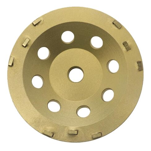 5’’ PCD Diamond Grinding Wheel, Concrete Grinding Cup Wheel for Thin Epoxy Glue Mastic Paint Coating Removing, 9 Segments, 5/8’’-11 Thread in Saudi Arabia