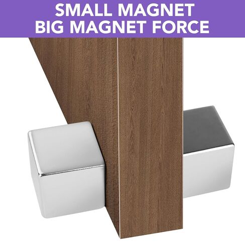 DIYMAG 25x25x25mm Super Strong Neodymium Block Magnet Permanent Magnetic Disc Powerful Rare Earth Magnets for Fridge Kitchen DIY Craft and Office Science Pack of 2 in Saudi Arabia