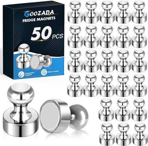 20 حزمة مغناطيس قوي للثلاجة، مغناطيس الثلاجة النيوديميوم، مغناطيس للكبار للمسح الجاف، خزائن السبورة البيضاء، المطبخ، المنزل، المكتب، الفصول الدراسية، أسود in Kuwait