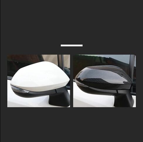 Rearview Mirror Cap Car Rear View Mirror Housing for Carolina 2019 Carbon Fiber Reversing Mirror Trim Cover Mirror Covers in Saudi Arabia