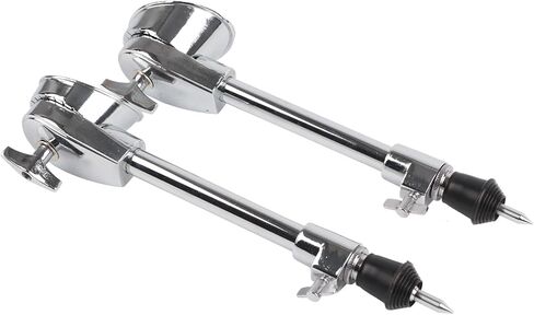 Drfeify Stable Bass Drum Leg مع لمسة نهائية من الكروم، حامل طبل مقاوم للصدأ للملحقات الموسيقية، 2 Pack Jazz Leg in Saudi Arabia