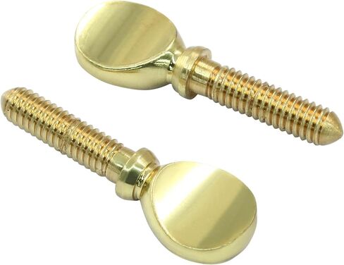 Piutouyar 2 Pcs Golden Sax Neck Screw, Tightening Attach Screw Musical Instrument Replacement Fixing Parts for Saxophone Clarinet in Saudi Arabia
