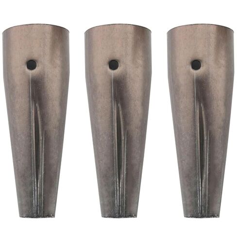 CHENJIN 3PCS Garden Hoe Wooden Handle Replacement Sleeve Hoe Iron Taper Sleeve Agricultural Tools Rake 4.33x1.5x0.9 inch for Hoe Rake Garden Tools in Kuwait