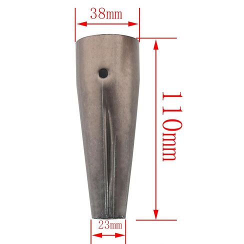 CHENJIN 3PCS Garden Hoe Wooden Handle Replacement Sleeve Hoe Iron Taper Sleeve Agricultural Tools Rake 4.33x1.5x0.9 inch for Hoe Rake Garden Tools in Kuwait