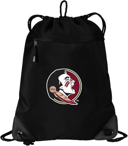 Broad Bay FSU Drawstring Bag Florida State University Cinch Pack Backpack UNIQUE MESH & MICROFIBER in Saudi Arabia