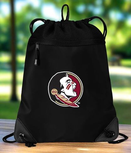 Broad Bay FSU Drawstring Bag Florida State University Cinch Pack Backpack UNIQUE MESH & MICROFIBER in Saudi Arabia