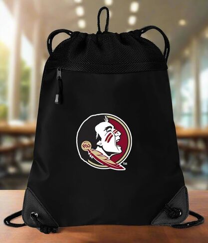 Broad Bay FSU Drawstring Bag Florida State University Cinch Pack Backpack UNIQUE MESH & MICROFIBER in Saudi Arabia