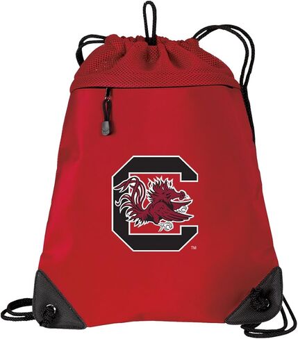 Broad Bay University of South Carolina Drawstring Backpack Bag South Carolina Gamecocks Cinch Pack - UNIQUE MESH & MICROFIBER in Saudi Arabia