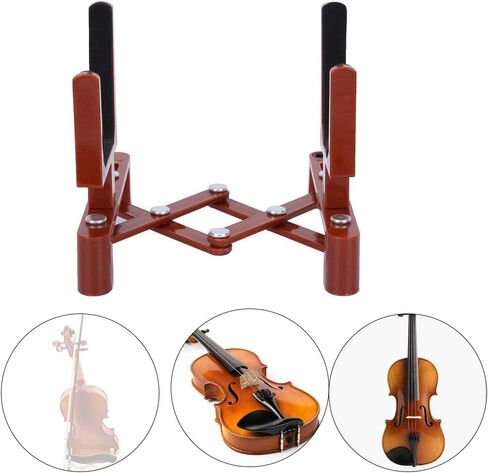 Violin Stand Bracket Professional Portable RED for Violinists Musicians in Saudi Arabia