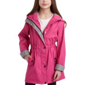 URBAN REPUBLIC Girls' Raincoat - Lightweight Waterproof Anorak Trench Coat - Slicker Shell Windbreaker Rain Jacket (7-16) in Kuwait