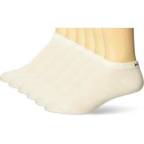HUGO Men's 6-Pack Solid Cotton Ankle Socks