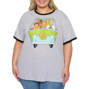 Scooby-Doo T-Shirt Women Plus Size Graphic Print