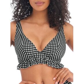 Freya Women's Standard Check in Uw High Apex Bikini Top