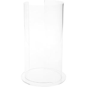 Plymor Clear Acrylic Vertical Headband or Scarf Display (Countertop), 12" H x 7" W x 7" D