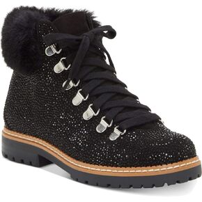 INC Womens Pravale 3 Embellished Textured Lace-Up Boot in Kuwait
