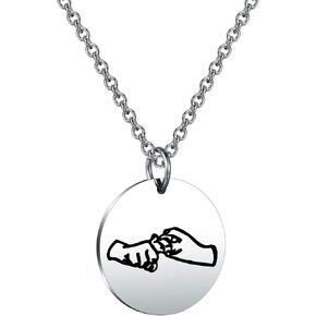 BEKECH ASL Necklace Friendship in Sign Language Charm Pendant Necklace Sign Language Jewelry ASL Friendship Gift ASL BFF Gift in Saudi Arabia