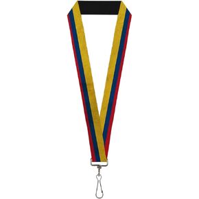 Buckle-Down Lanyard-1.0"-Colombia Flag Distressed