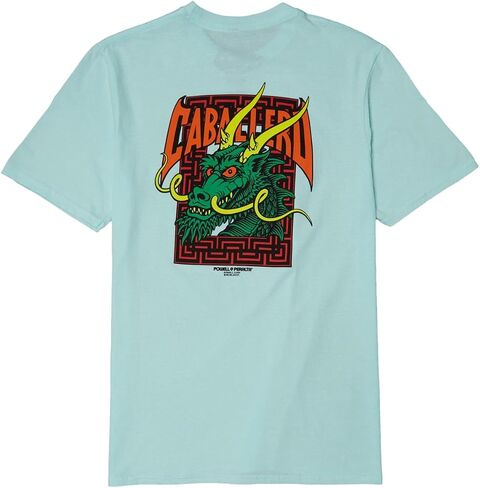 Powell Peralta Steve Caballero Street Dragon T-Shirt - Teal Ice - XL in Saudi Arabia