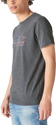 تي شيرت رجالي برسوم كوكا كولا أمريكانا من Lucky Brand in Saudi Arabia