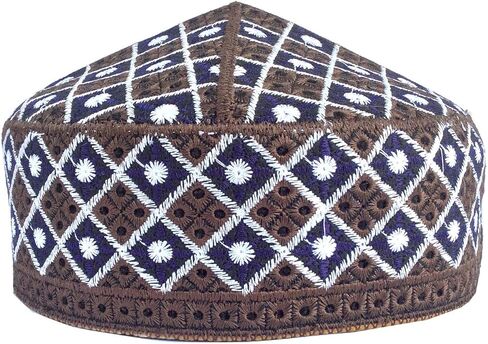 Kufi الرجال للجنسين الجمجمة قبعة ملونة المرأة مصمم الصلبة قبعة اليد المطرزة الكوفي قبعات قبعة صغيرة محبوكة الصيف أغطية الرأس in Kuwait