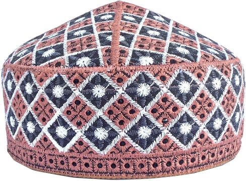 Kufi الرجال للجنسين الجمجمة قبعة ملونة المرأة مصمم الصلبة قبعة اليد المطرزة الكوفي قبعات قبعة صغيرة محبوكة الصيف أغطية الرأس in Kuwait