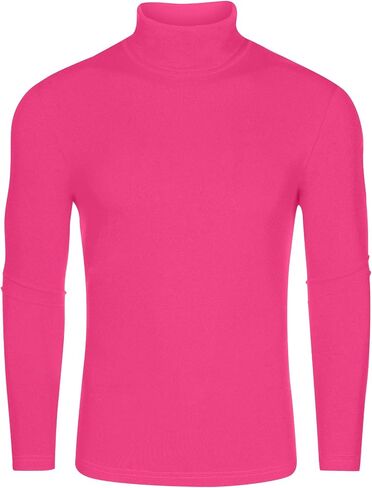 Lars Amadeus Turtleneck Top for Men's Slim Fit Long Sleeves Knitted Pullover T-Shirt in Saudi Arabia