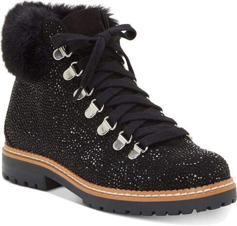 INC Womens Pravale 3 Embellished Textured Lace-Up Boot in Kuwait