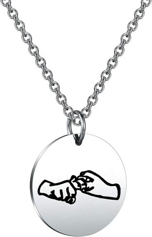 BEKECH ASL Necklace Friendship in Sign Language Charm Pendant Necklace Sign Language Jewelry ASL Friendship Gift ASL BFF Gift in Saudi Arabia