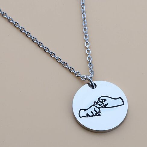 BEKECH ASL Necklace Friendship in Sign Language Charm Pendant Necklace Sign Language Jewelry ASL Friendship Gift ASL BFF Gift in Saudi Arabia