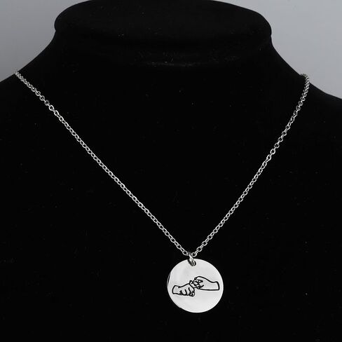 BEKECH ASL Necklace Friendship in Sign Language Charm Pendant Necklace Sign Language Jewelry ASL Friendship Gift ASL BFF Gift in Saudi Arabia
