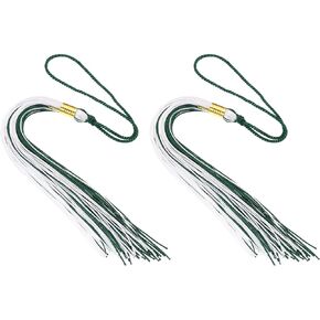 PATIKIL Tassel Graduation, 2 Pcs Graduation Cap Tassel for Graduation Cap Decorate Tassel Charm for Graduation Party Ceremonies Souvenir, Orange White