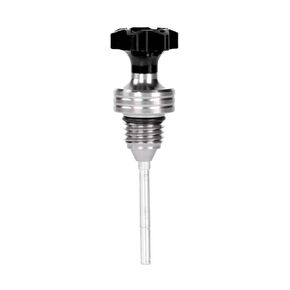 SUNQIAO Dirt Bike Dipstick, CNC Alloy Pit Bike Engine Oil Dipstick for CRF50 CRF70 KLX110 Z50 Z50J SSR 110cc Engine 125cc 150cc Dirt Bike Engine taotao ATV (Black)