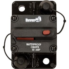 Buyers Products CB60PB Circuit Breaker , Black