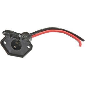 SeaSense Male Boat Side Trolling Motor Connector with 8 Gauge 2 Prong/2-Wire, 12 V