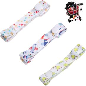 3 Pack Sippy Cup Strap Holder Stroller Universal Hanger Leash Organizer Anti-Throw Drop Toy Handle Snap on Chain for Toddler Baby Bottles High Chair Car Seat Basket Snack Bowl