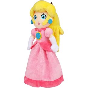 Princess Peach Plush Toy - 11 Inch Soft Princess Peach Doll, Plush Toy Stuffed Character Collection, Gift for Kids Girls Movie Fans