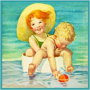 Orenco Originals Nautical Seashore Blue Crab Counted Cross Stitch Pattern