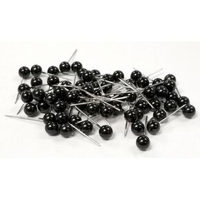 3/4" Pixie Pins Black 100 pcs