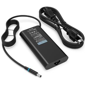 Replacement Dell 130W AC Adapter for Dell Inspiron 16 Plus 7620 7630 Business Laptop,Dell Inspiron 14 16 Plus 7420 7430 7510/Dell XPS 15 17 9730 9640 9530 Charger with 1meter 3 Prong US Power Cord