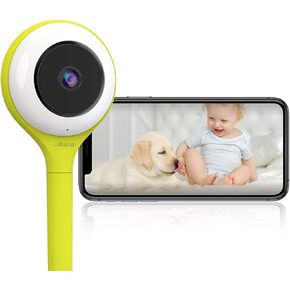 Lollipop Baby Camera with True Crying Detection, Smart Baby Monitor with Camera and Audio with Two Way Talk Back. an Ideal Gift for Baby Shower. Comes with Infrared Night Vision. (Pistachio)