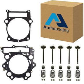 Amhousejoy Cylinder Intake Exhaust Valve Kit Fit for Yamaha Raptor 660R YFM660R 4X4 2001 2002 2003 2004 2005
