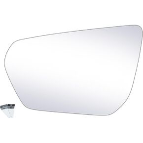 Passenger Side Replacement Mirror Glass - compatible with Chevy & GMC vehicles - Equinox 2018-2024, Terrain 2018-2024 - Heated with backing plate, no Blind Spot Detection, w/o auto dimming, RH