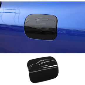 Gas Cap Cover for Charger Accessories, Fuel Filler Gas Tank Door Trim Cover Compatible with Dodge Charger 2011-2022, ABS Plastic (Carbon Fiber)